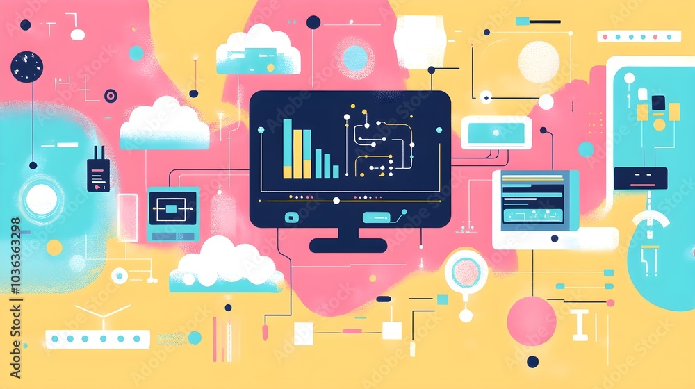 Poster abstract network design with computer cloud and data