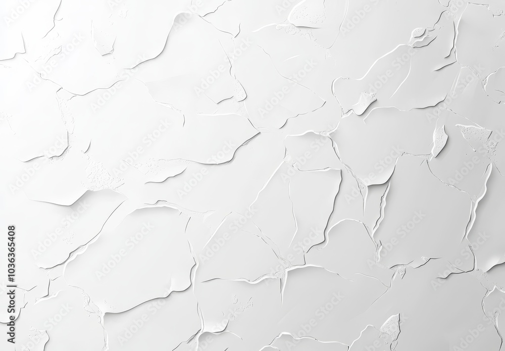 Poster white textured wall with abstract patterns.