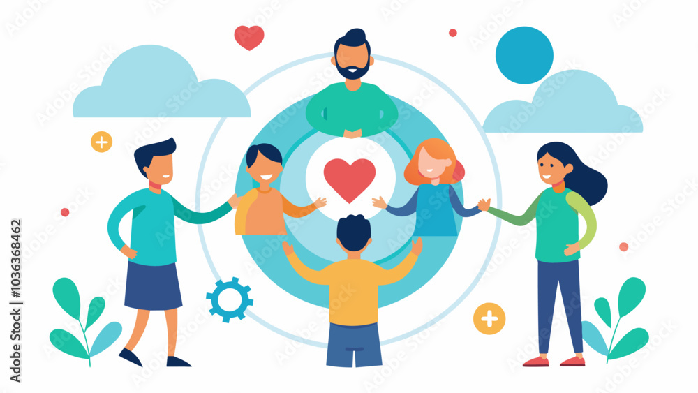 Poster the program creates a ripple effect of kindness and empathy as volunteers go on to spread support an