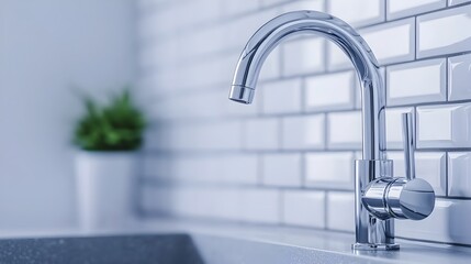 Professional Plumber Repairing Pipes Under Kitchen Sink with Plumbing Tools