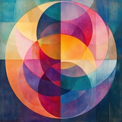 Fototapeta premium Abstract Circle Composition