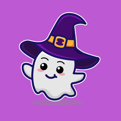 Cute Halloween characters stickers October 31, 2024