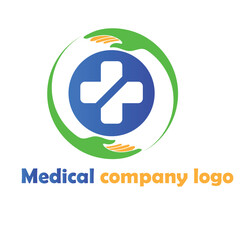 Medical Health Care company  Logo, Medical clinic Emblem, cross plus medical logo icon design template elements, Medicine idea logo vector logo illustration .
