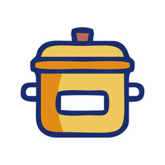 illustration of a saucepan with a lid