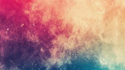 Fototapeta premium A vibrant abstract background featuring a blend of colors from pink to blue with a dreamy effect.