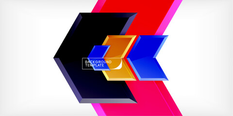 Arrow technology and business concept background. Vector Illustration For Wallpaper, Banner, Background, Card, Book Illustration, landing page