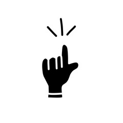 hand silhouette icon