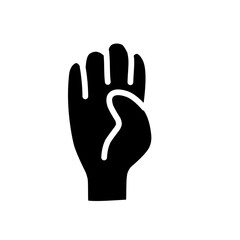 hand silhouette icon