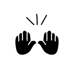 hand silhouette icon