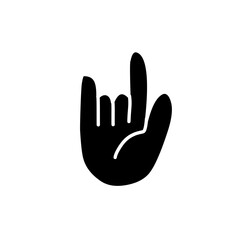 hand silhouette icon