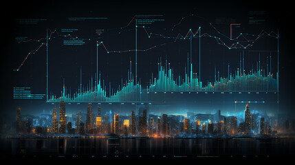 background with equalizer