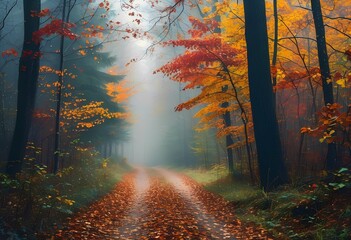 Obraz premium fog atmosphere