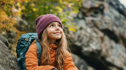 School girl in eco-friendly school ,Targets niche content promoting sustainability in education, green architecture in schools,