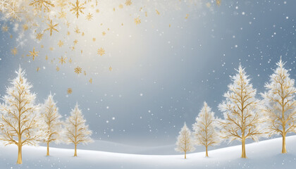 Fototapeta premium winter forest in the snow