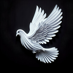 Obraz premium bird paper
