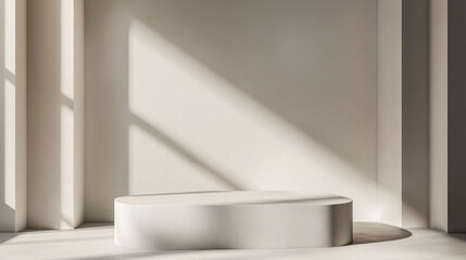 podium design with lighting