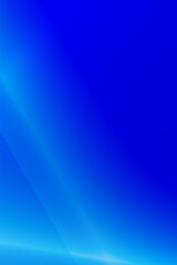 Prism Rainbow blue stripes on a dark background. The painting has many curves and lines, which gives it a sense of movement and energy.