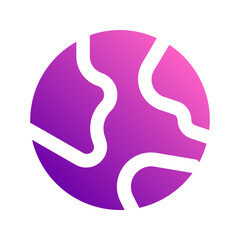 earth gradient icon