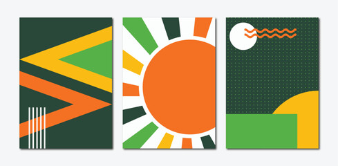 Fototapeta premium Cover design template vector
