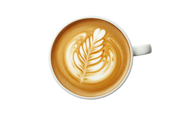Coffee with alternative milk  isolated on transparent and white background.PNG image	
