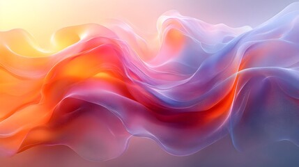 Fototapeta premium Vibrant Fluid Waves of Captivating Abstract Colors and Swirling Motion