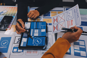 The designer team is designing the uxui system to make the uxui system work well on new phones and...