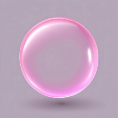 Obraz premium pink crystal ball