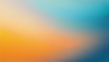 pastel gradient background in orange, blue, and white with a grainy, abstract noise texture, ideal for banners, headers, or poster designs