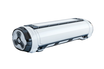 EV battery isolated on transparent and white background.PNG image