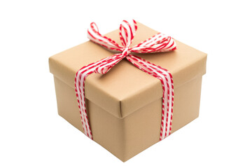 Obraz premium Gift wrapping separated from white background