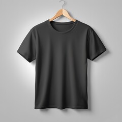 Black tshirt mockup fashion