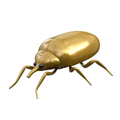 3D Bean Weevil Icon, perfect for nature-themed designs, educational illustrations, or insect-related projects
