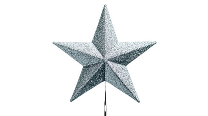 sparkling silver star decoration, perfect for holiday celebrations and festive occasions, adds touch of elegance and joy to any setting