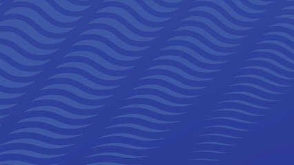 Dark blue wavy line pattern abstract background for backdrop or fabric style