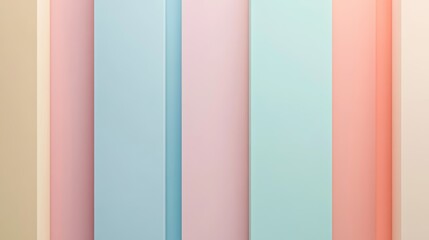 Pastel Vertical Stripes in Soft Hues