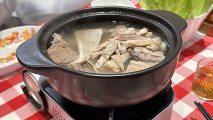Beef Brisket in Clear Broth, Hong Kong famous cuisine, beef and soup, hot pot