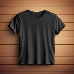 Men's and Women's black tshirt mockup