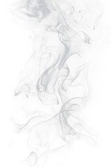 Fototapeta premium Smoke on transparent background, Soft White and Grey Smoke Vapor and Fume Shapes on Transparent Background for Atmospheric Digital Designs and Visual Effects