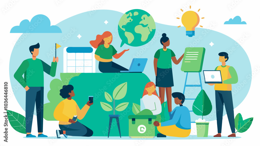 Poster the action group hosts educational workshops on sustainable living practices such as reducing energy