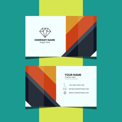 Fototapeta premium Elegant Business Card with Modern Graphic Design