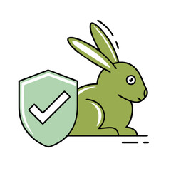 easter bunny with egg