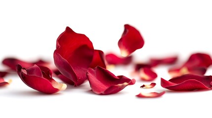 Falling Rose Petals