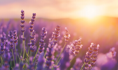 Naklejka premium Dreamlike Landscapes and Mystical Gardens with Vibrant Flowers and Glowing Nature