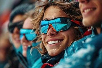 People watching Nordic sprint events, sports, strategy