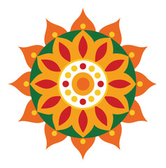 Traditional Indian Mandala Art: Intricate Vector Illustrations