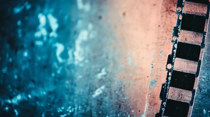 Naklejka premium Grunge Texture with White Lines