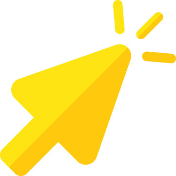 click mouse cursor arrow pointer point