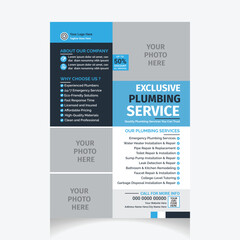 Plumbing Service flyer design