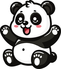 Create Panda Vectors Design of AI 