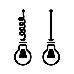 Naklejka premium Vector solid black icon for Simplicity